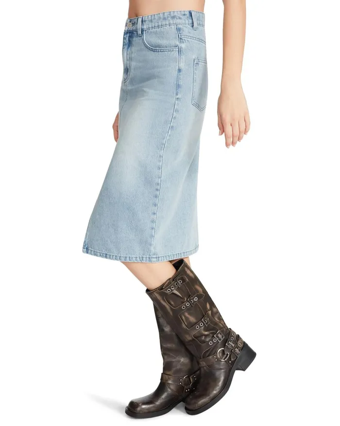 Steve Madden Ivonne Jean Skirt Womens Bottoms