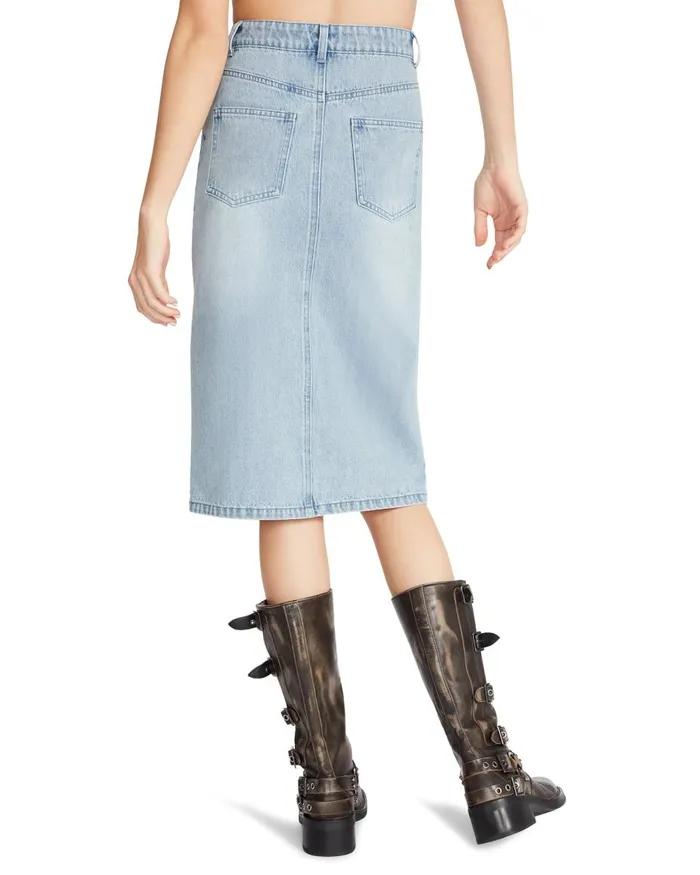 Steve Madden Ivonne Jean Skirt Womens Bottoms