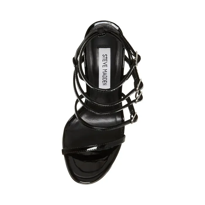 Steve Madden Jubliant Black Patent Womens Heels