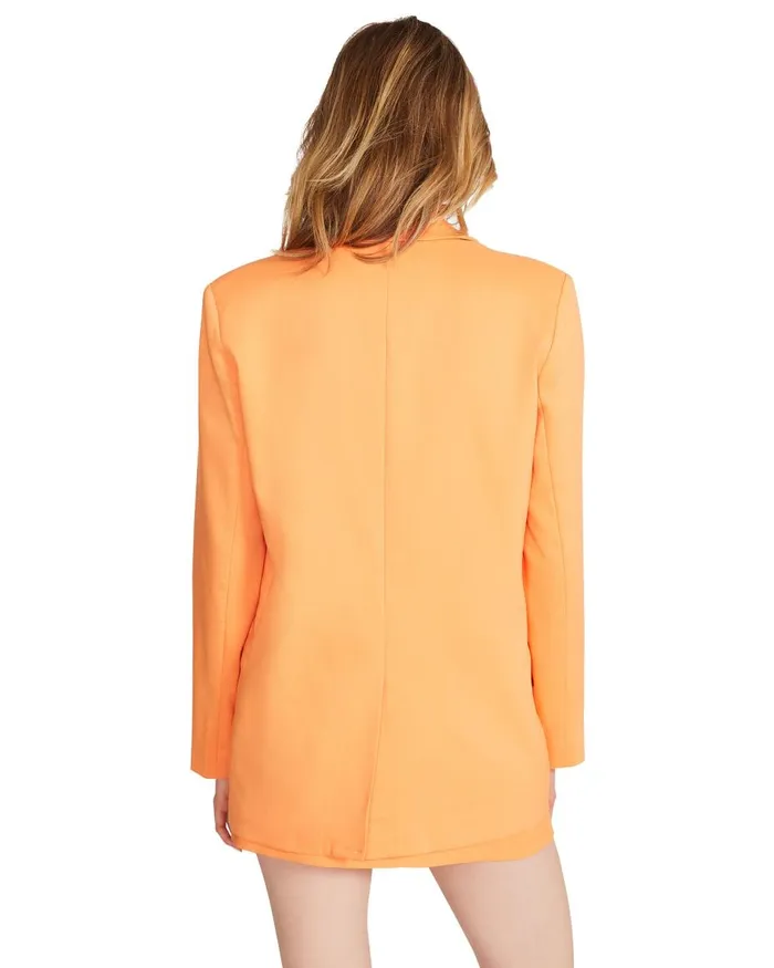 Steve Madden Kaira Blazer Orange Womens Jackets and Coats