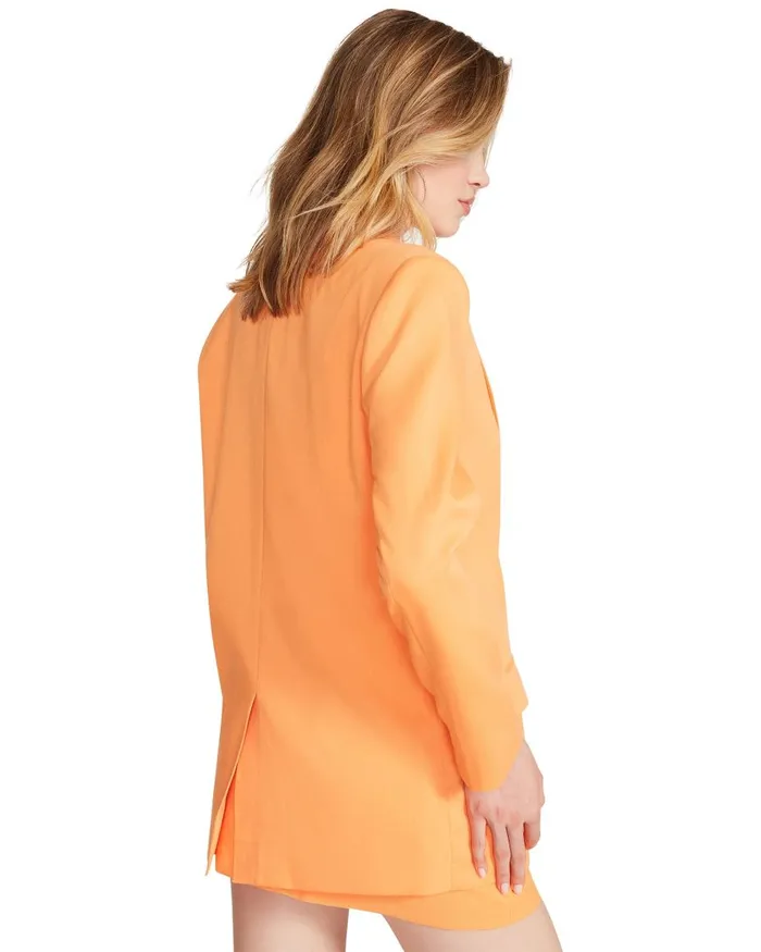 Steve Madden Kaira Blazer Orange Womens Jackets and Coats