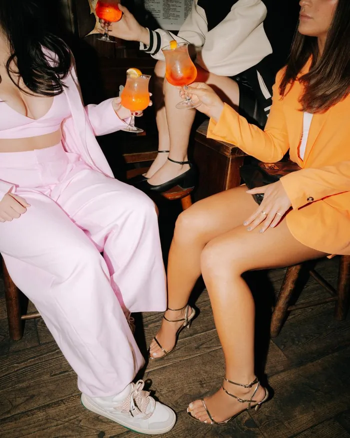 Steve Madden Kaira Blazer Orange Womens Jackets and Coats
