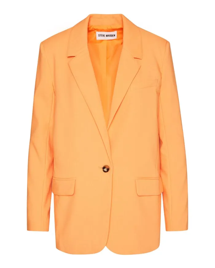 Steve Madden Kaira Blazer Orange Womens Jackets and Coats