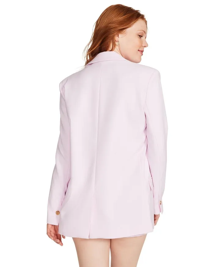 Steve Madden Kaira Blazer Pink Womens Jackets and Coats