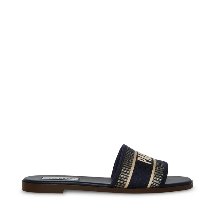 Steve Madden Knox Navy Multi Womens Sandals