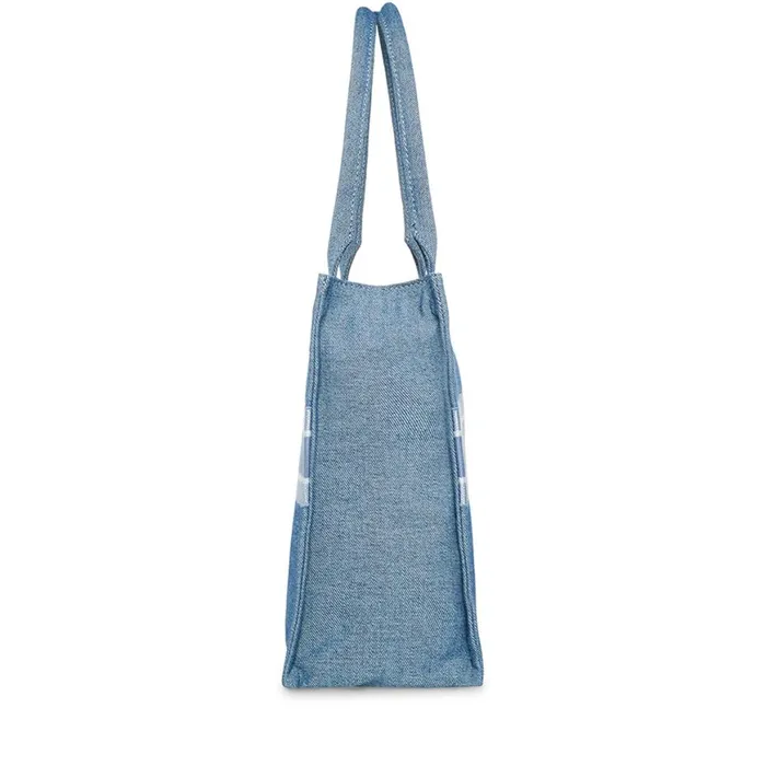 Steve Madden Knox Tote Denim Multi Womens Shoulder Bags