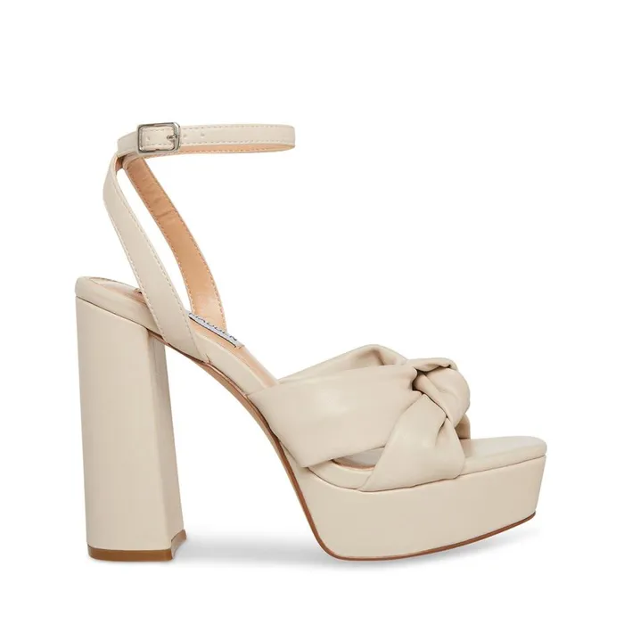 Steve Madden Lala Bone Womens Heels