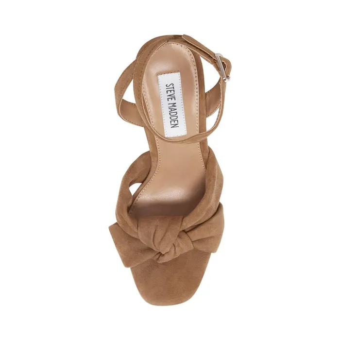 Steve Madden Lala Tan Suede Womens Heels