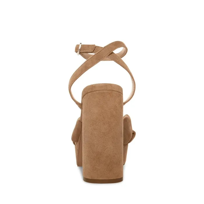 Steve Madden Lala Tan Suede Womens Heels