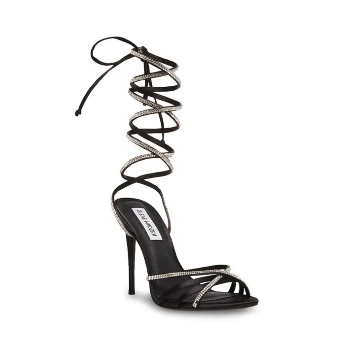 Steve Madden Larisa Black Womens Heels