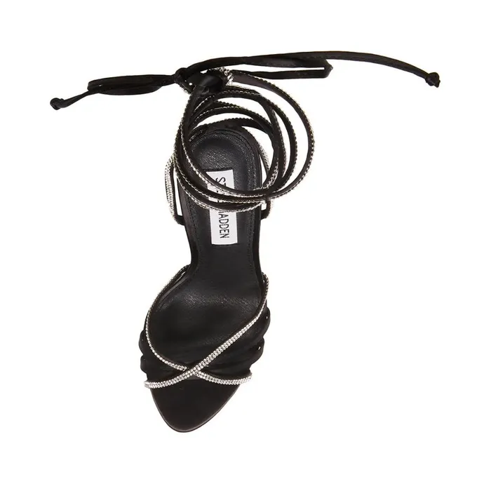 Steve Madden Larisa Black Womens Heels