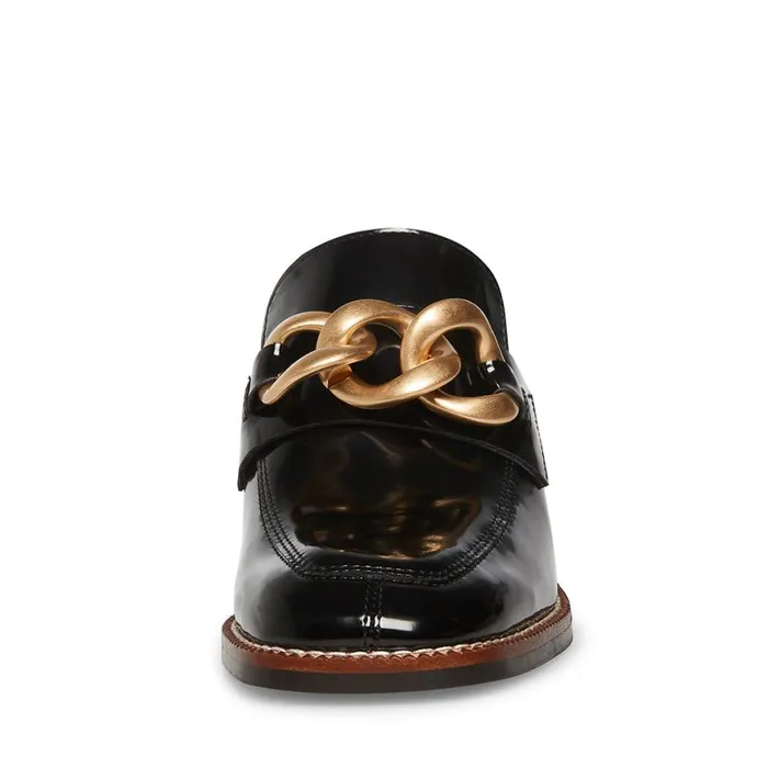Steve Madden Lorie Black Womens Loafers and Flats