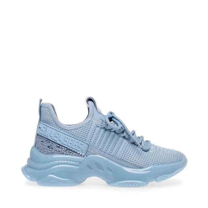 Steve Madden Maxima Baby Blue Multi Womens Sneakers