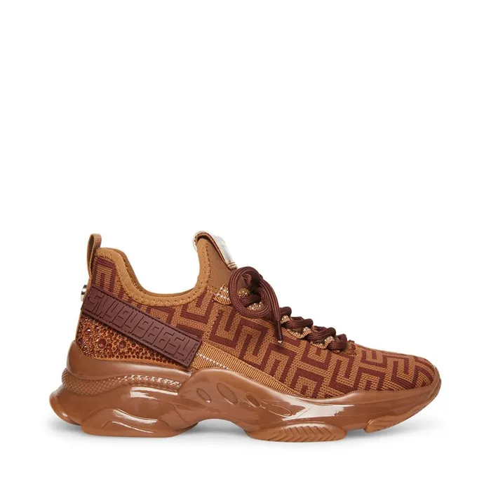 Steve Madden Maxima Chocolate Womens Sneakers