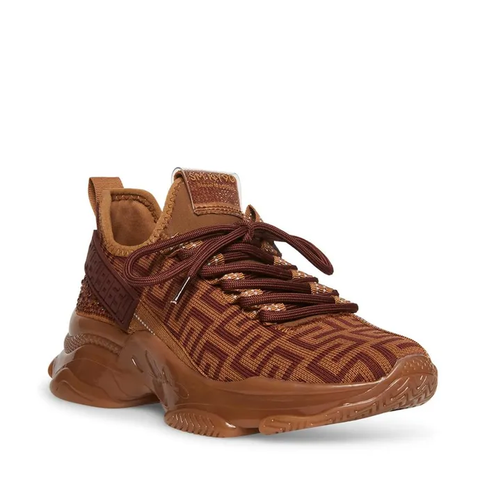 Steve Madden Maxima Chocolate Womens Sneakers