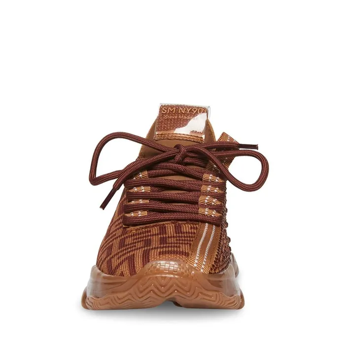 Steve Madden Maxima Chocolate Womens Sneakers