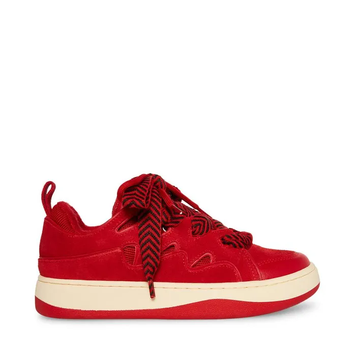 Steve Madden Roaring Red Multi Womens Sneakers