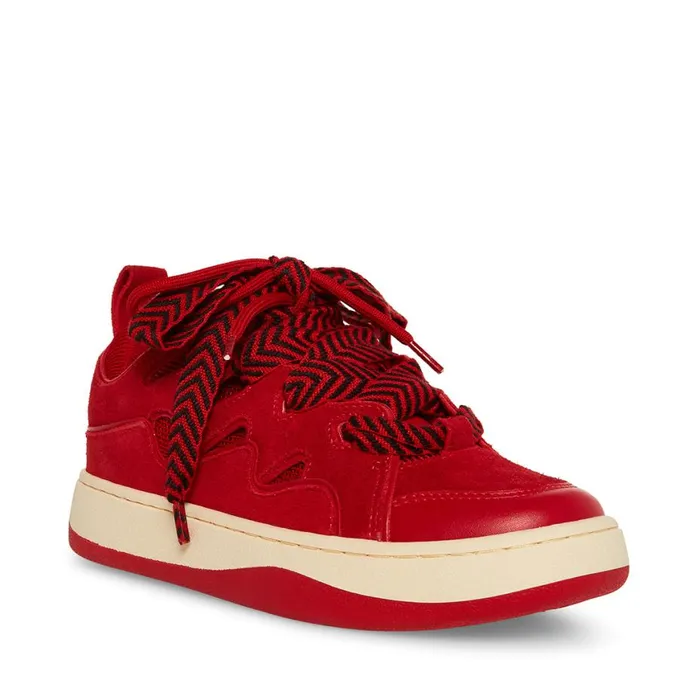 Steve Madden Roaring Red Multi Womens Sneakers