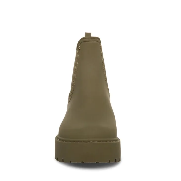 Steve Madden Sahara Olive Womens Boots and Booties