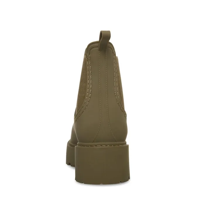 Steve Madden Sahara Olive Womens Boots and Booties