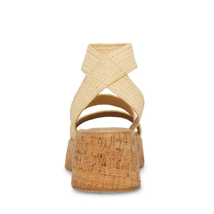 Steve Madden Sashes Raffia Womens Sandals