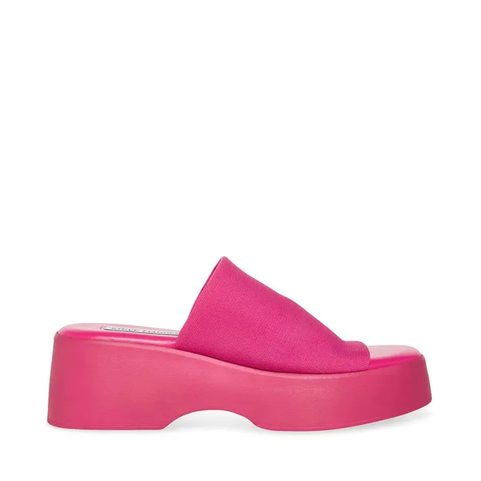 Steve Madden Slinky30 Hot Pink Womens Sandals