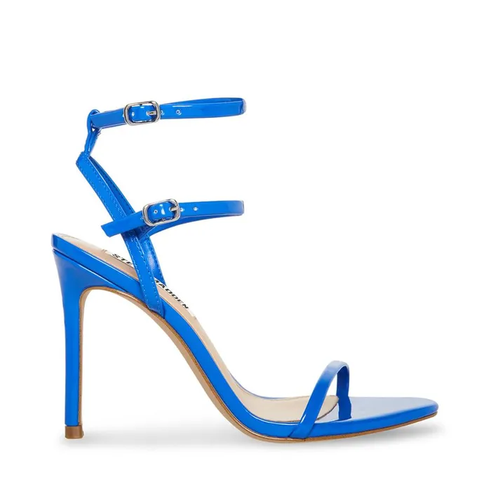 Steve Madden Theresa Blue Patent Womens Heels
