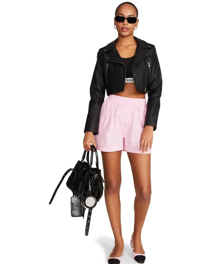 Steve Madden Tish Short Pink Womens Bottoms