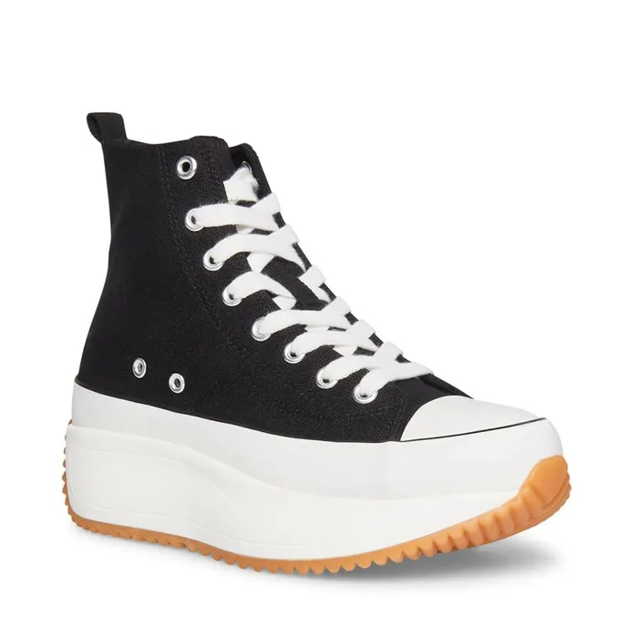 Steve Madden Winston Black Womens Sneakers