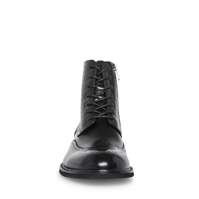 Steve Madden Xanddy Black Leather Mens Boots Steve Madden Xanddy Black Leather Mens Boots