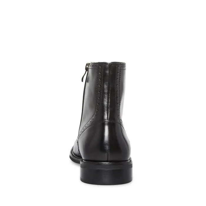 Steve Madden Xanddy Black Leather Mens Boots Steve Madden Xanddy Black Leather Mens Boots