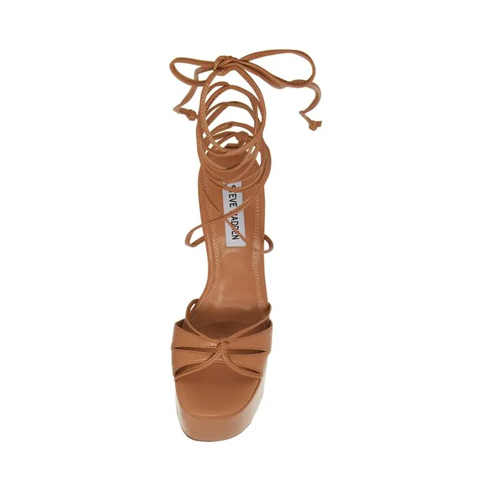 Steve Madden Yasmyn Natural Womens Heels