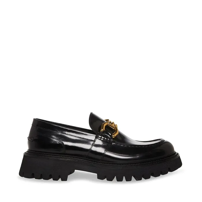 Steve Madden Zylo Black Box Mens Loafers