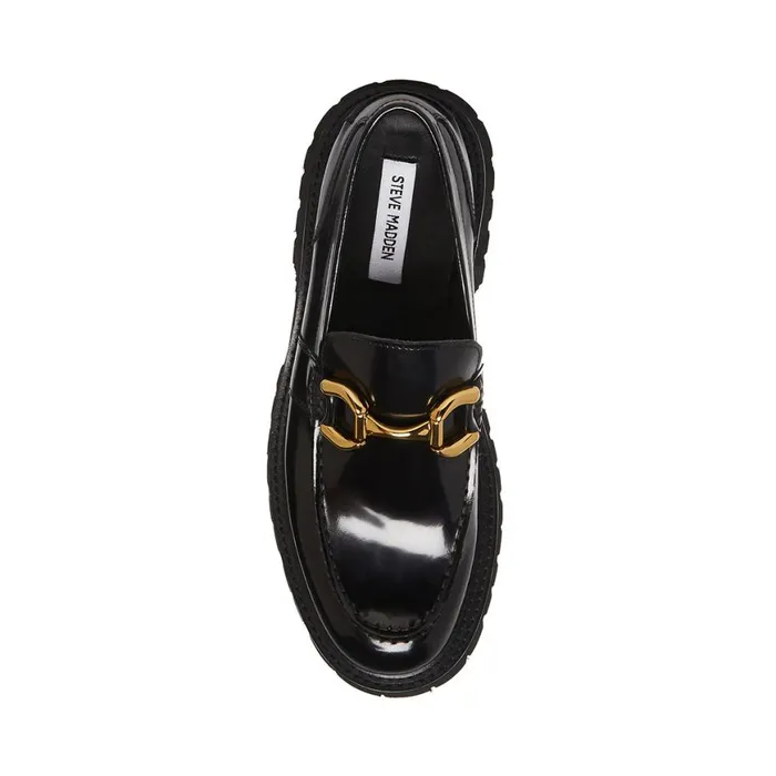 Steve Madden Zylo Black Box Mens Loafers