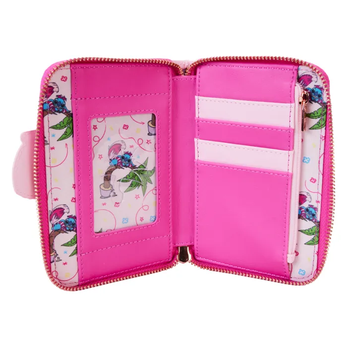 Stitch In Cheshire Cat Costume Exclusive Zip Around Wallet Unisex Loungefly Bags and Wallets