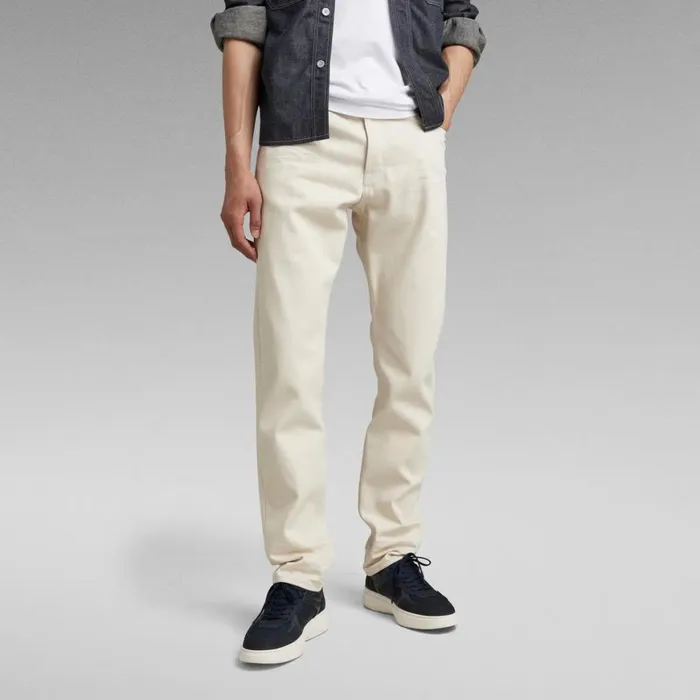 Straight Men GStar RAW Triple A Regular Straight Jeans Ecru