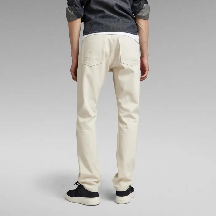 Straight Men GStar RAW Triple A Regular Straight Jeans Ecru