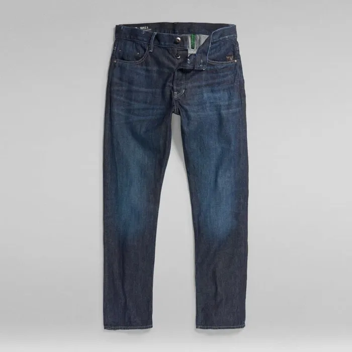 Straight Men GStar RAW Triple A Regular Straight Jeans Worn In Sea Level