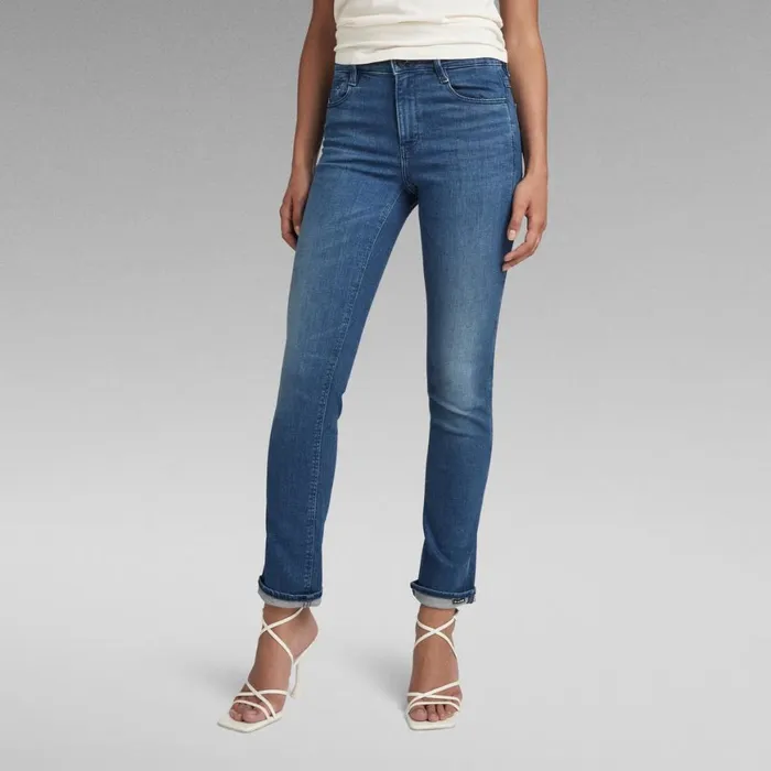 Straight Women GStar RAW Noxer Straight Jeans Faded Neptune Blue