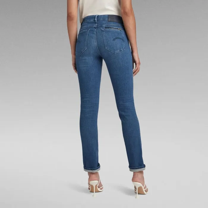 Straight Women GStar RAW Noxer Straight Jeans Faded Neptune Blue