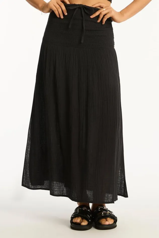 Sunset Beach Skirt Sunset Black Women Sea Level Dresses