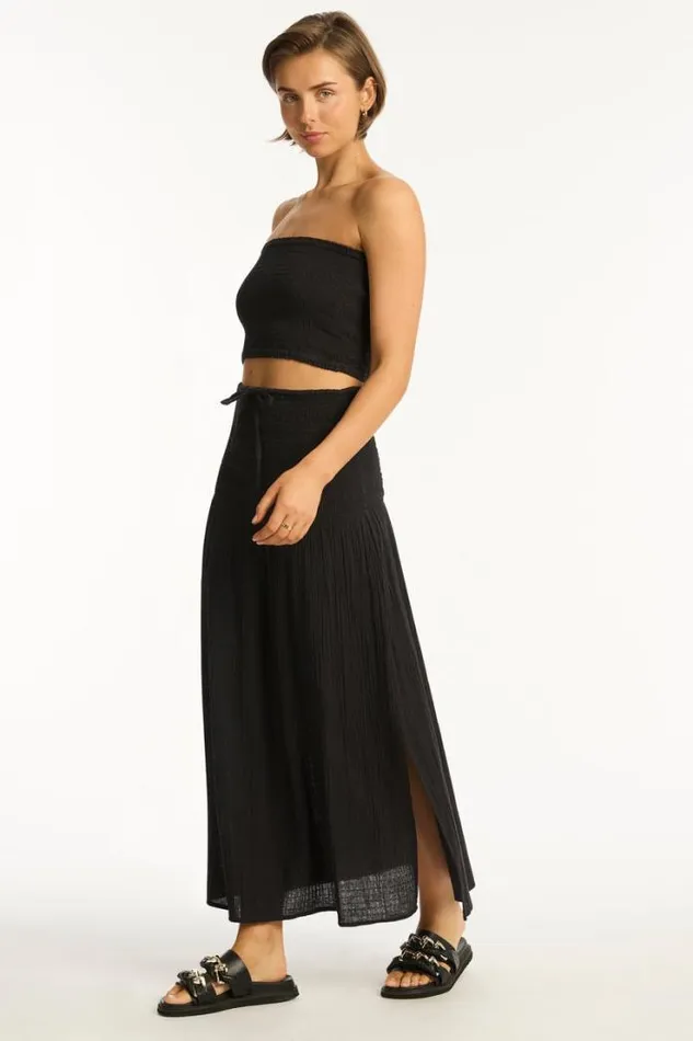 Sunset Beach Skirt Sunset Black Women Sea Level Dresses