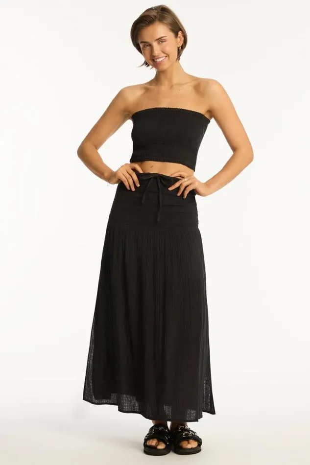 Sunset Beach Skirt Sunset Black Women Sea Level Dresses