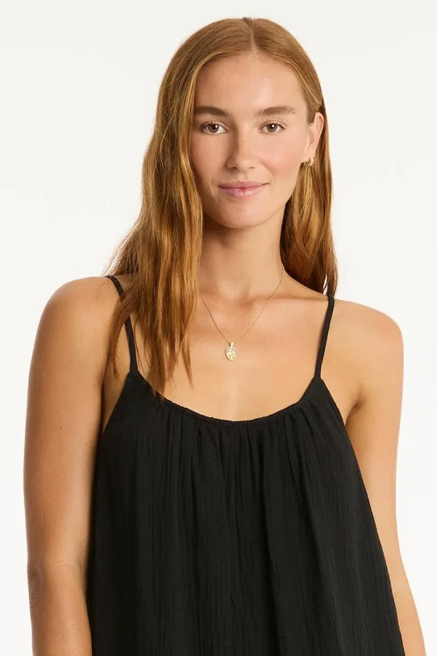 Sunset Short Sundress Sunset Black Women Sea Level Dresses