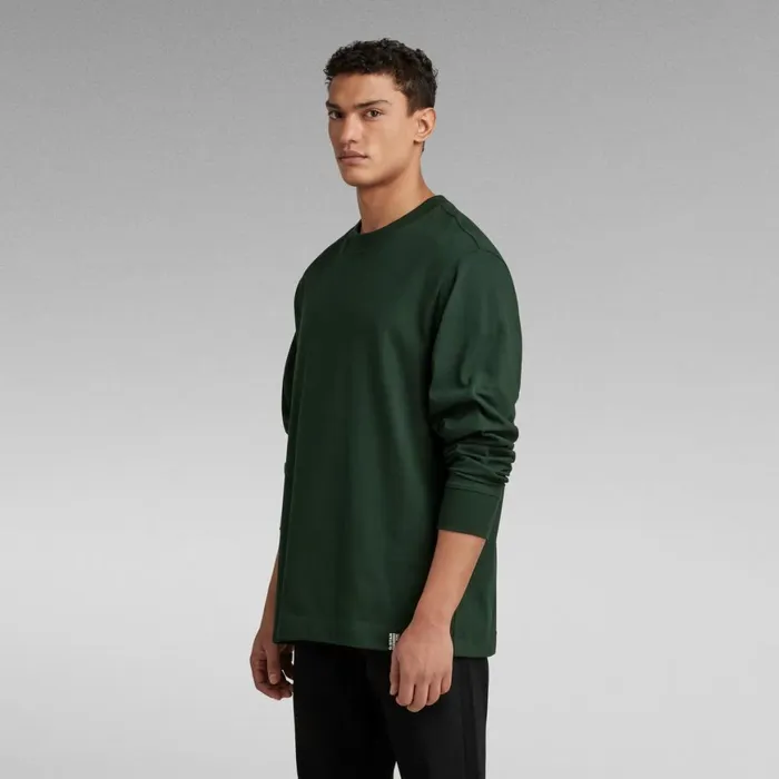 Sweaters Men GStar RAW Essential Loose TShirt Laub