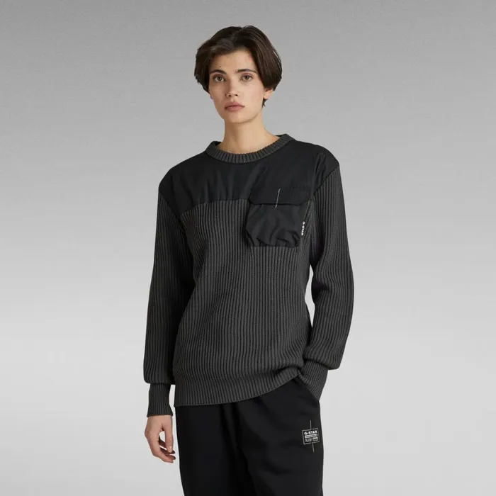 Sweaters Men GStar RAW Unisex Army Knit Cloack
