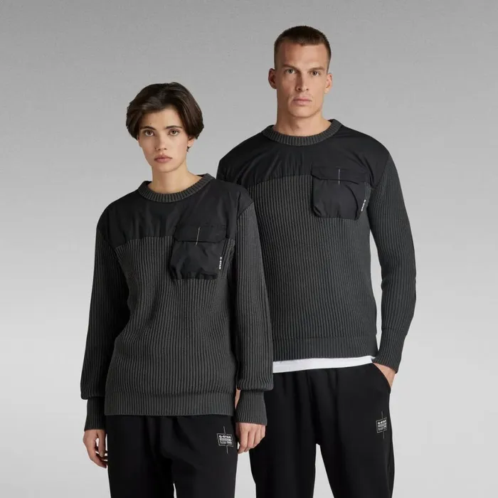 Sweaters Men GStar RAW Unisex Army Knit Cloack