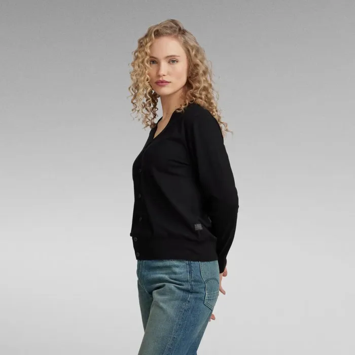 Sweaters Women GStar RAW Core Cardigan Knit Dark Black