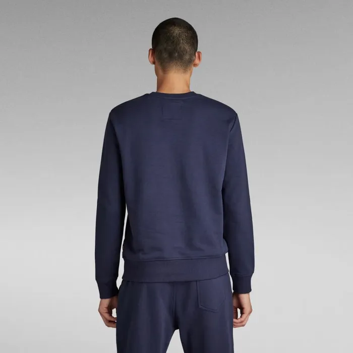 Sweatshirts and Hoodies Men GStar RAW Graphic GRAW Sweater Sartho Blue