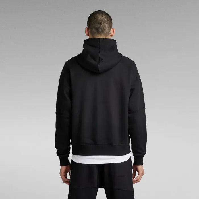 Sweatshirts and Hoodies Men GStar RAW Moto Loose Hooded Sweater Dark Black